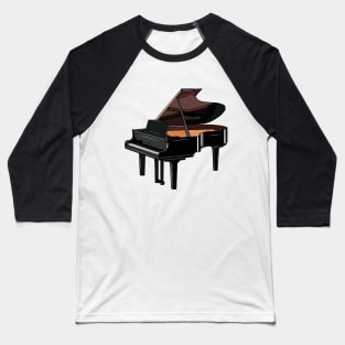 Piano cartoon illustration Baseball T-Shirt